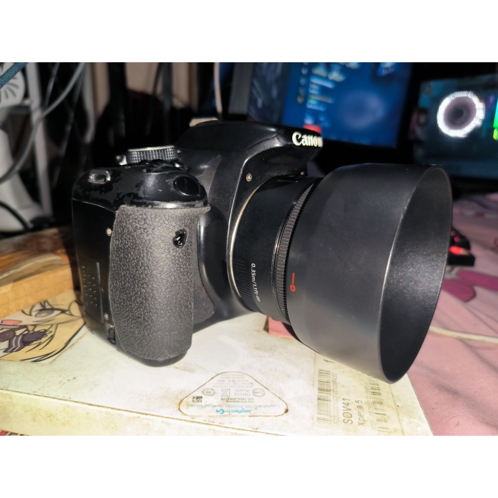 Paket Canon 600D + Lensa Canon Fix 50mm STM
