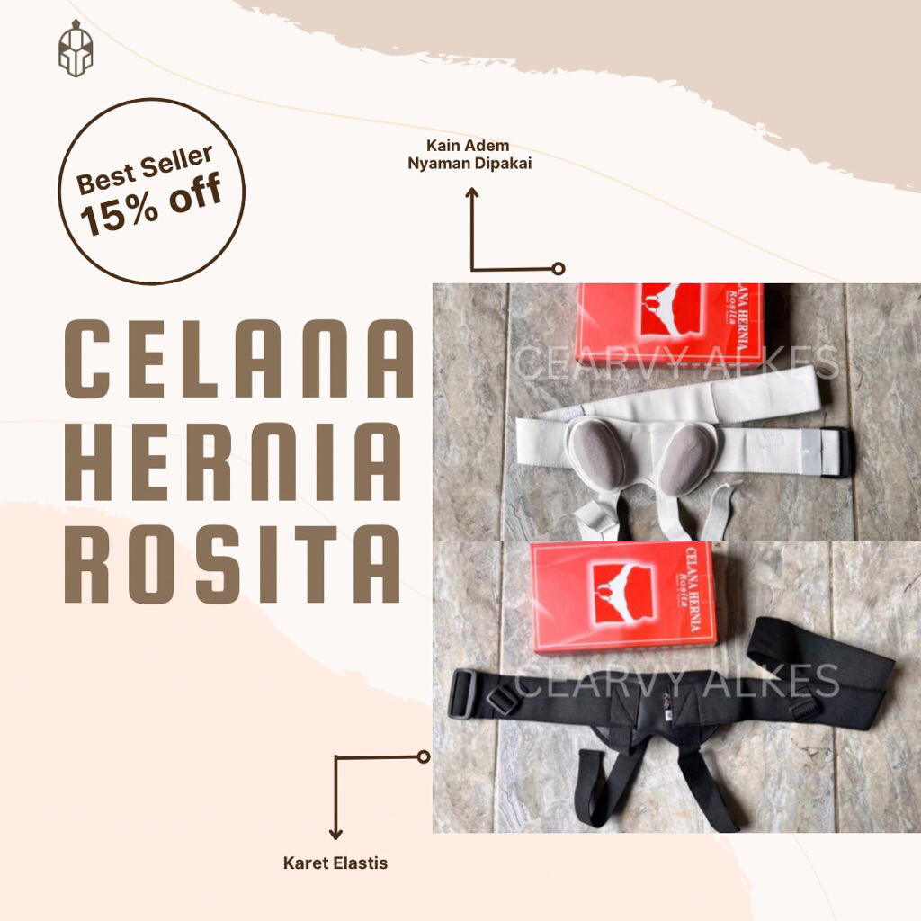 Celan Hernia Pria Dewasa / Sabuk Hernia Pria Dewasa / Celana Hernia Double Pad / Sabuk Supporter / C