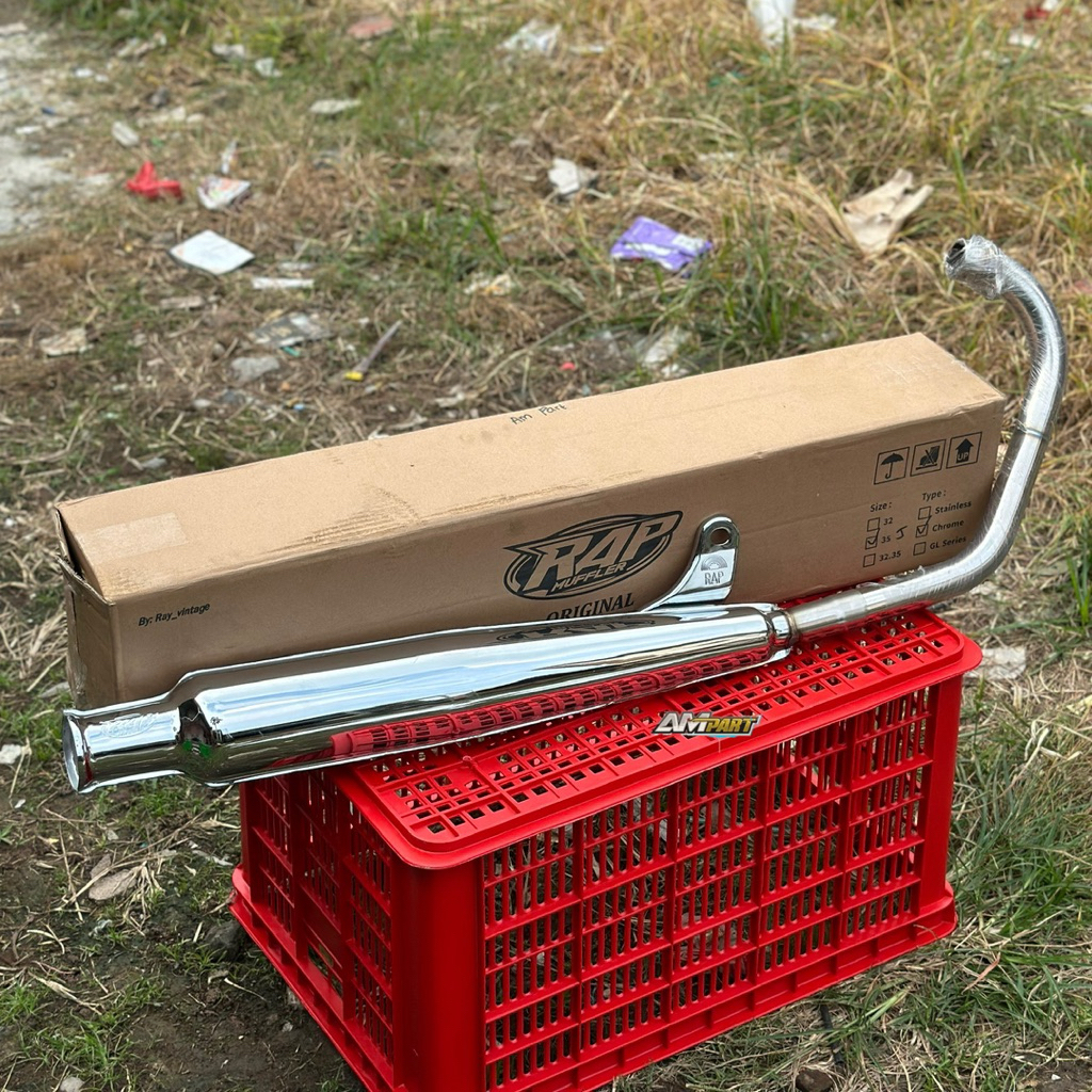 KNALPOT CORBI RAP MUFFLER LEHERAN STANLISH 35