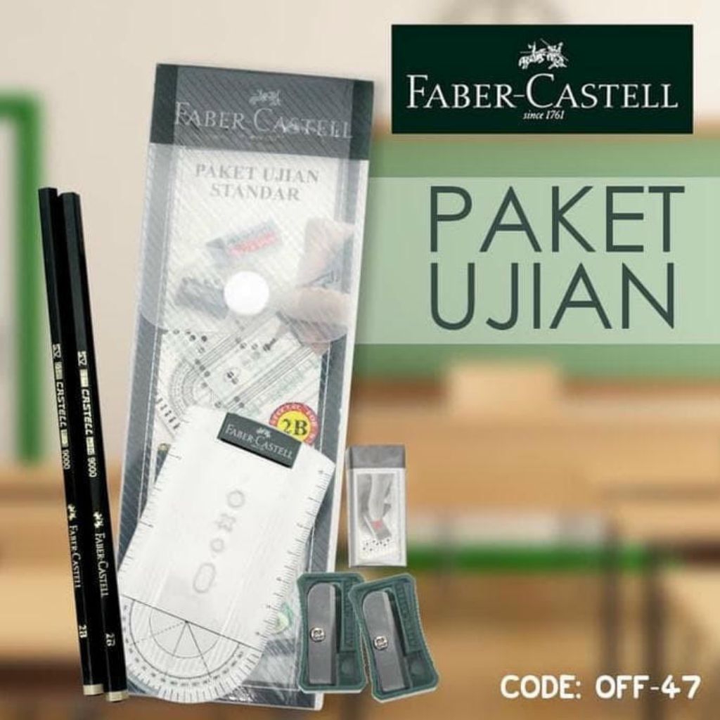 

Paket Ujian Standard Faber Castell Standar lengkap