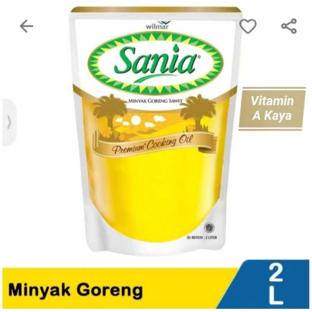 

Sania Minyak Goreng Pouch 2 L