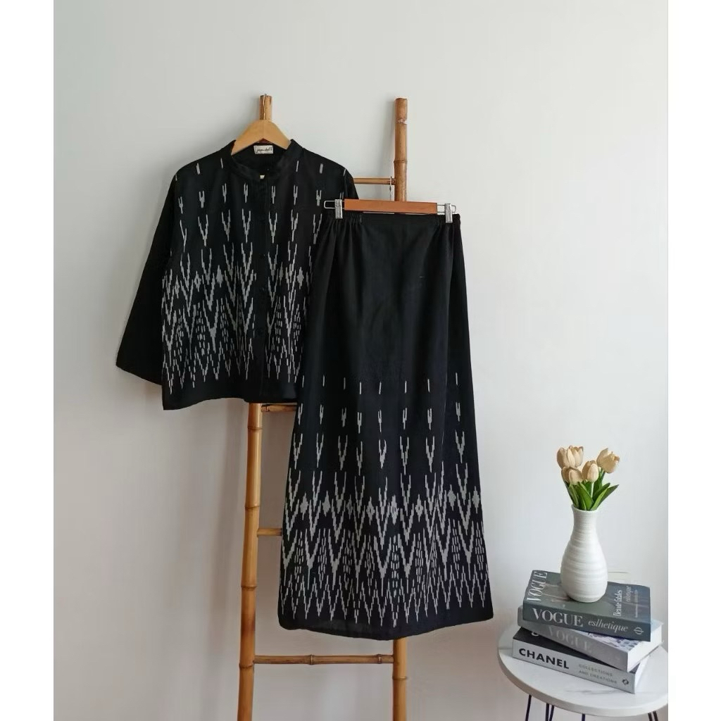 SET AYANA BATIK TENUN -BAJU TENUN ATASAN DAN BAWAHAN