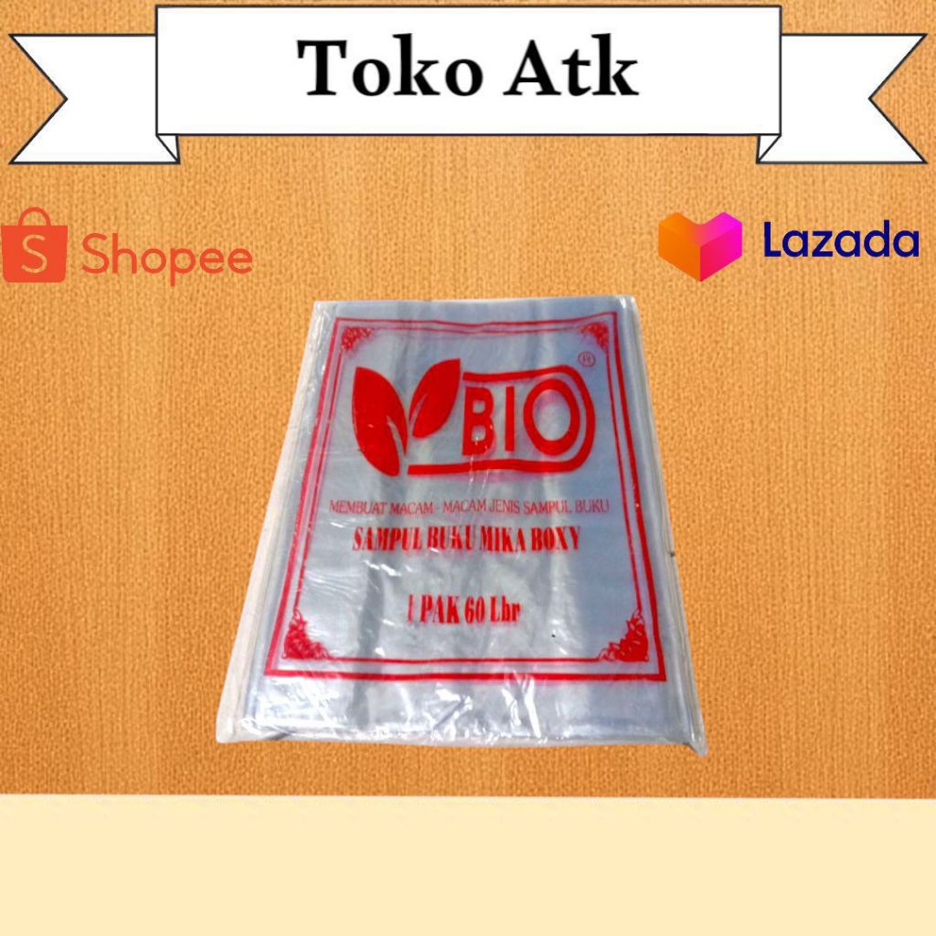

10 lembar sampul plastik Tebal ukuran Boxy Campus