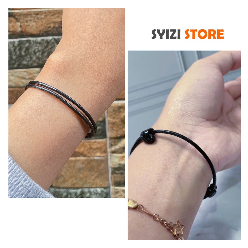 [SYIZI STORE] Gelang pria dan wanita- Gelang korean style - gelang tali couple - Gelang kekinian