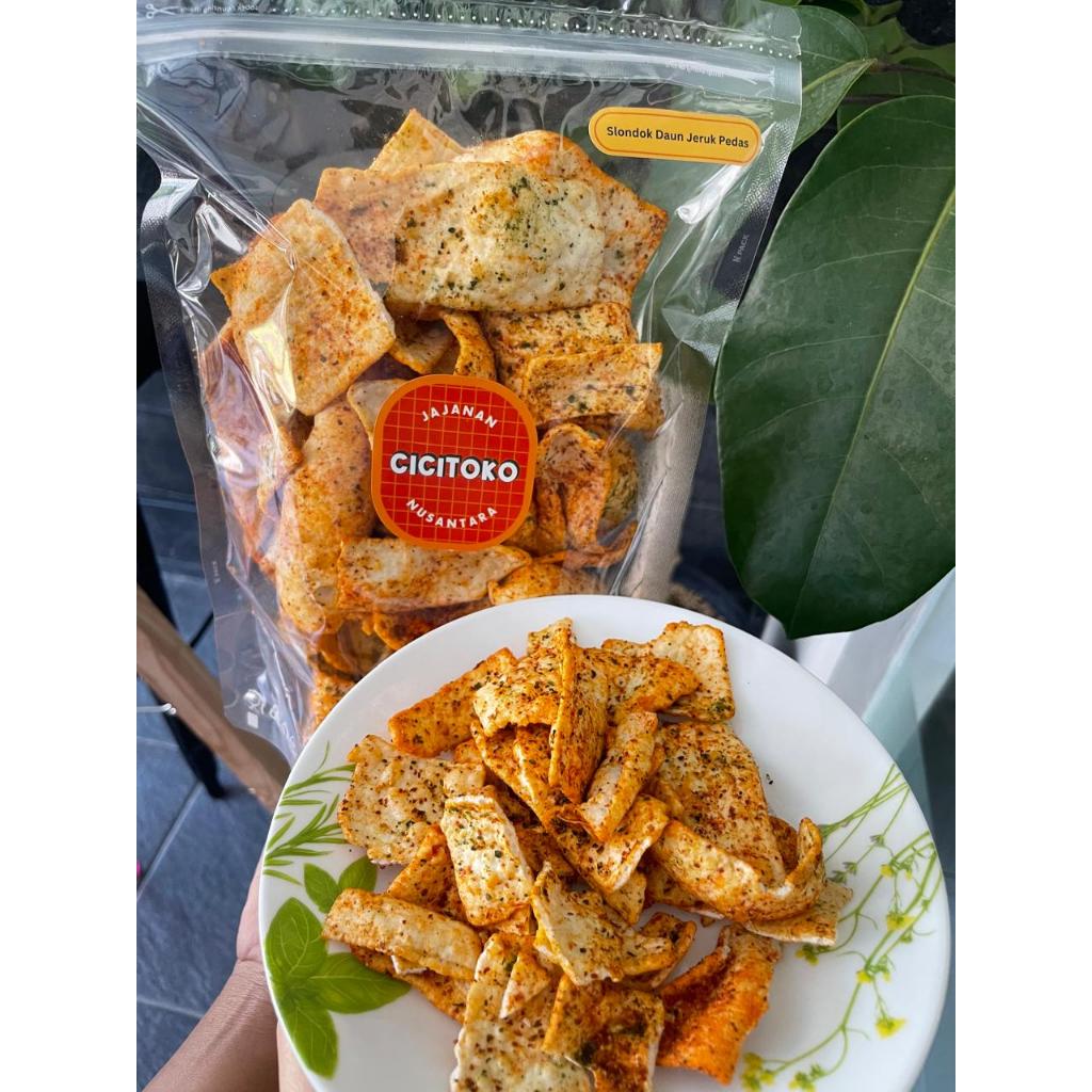 

CICITOKO Jajanan Nusantara - Slondok Daun Jeruk Pedas - Size Besar