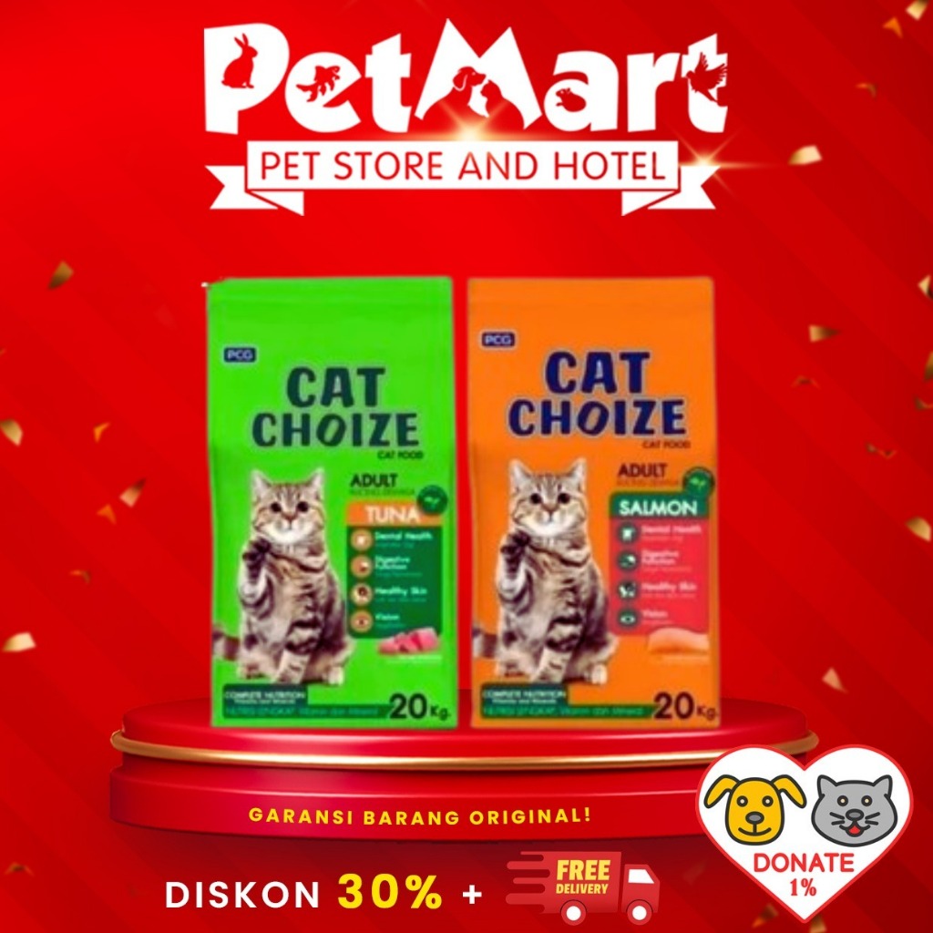 MAKANAN KUCING CAT CHOIZE 20KG