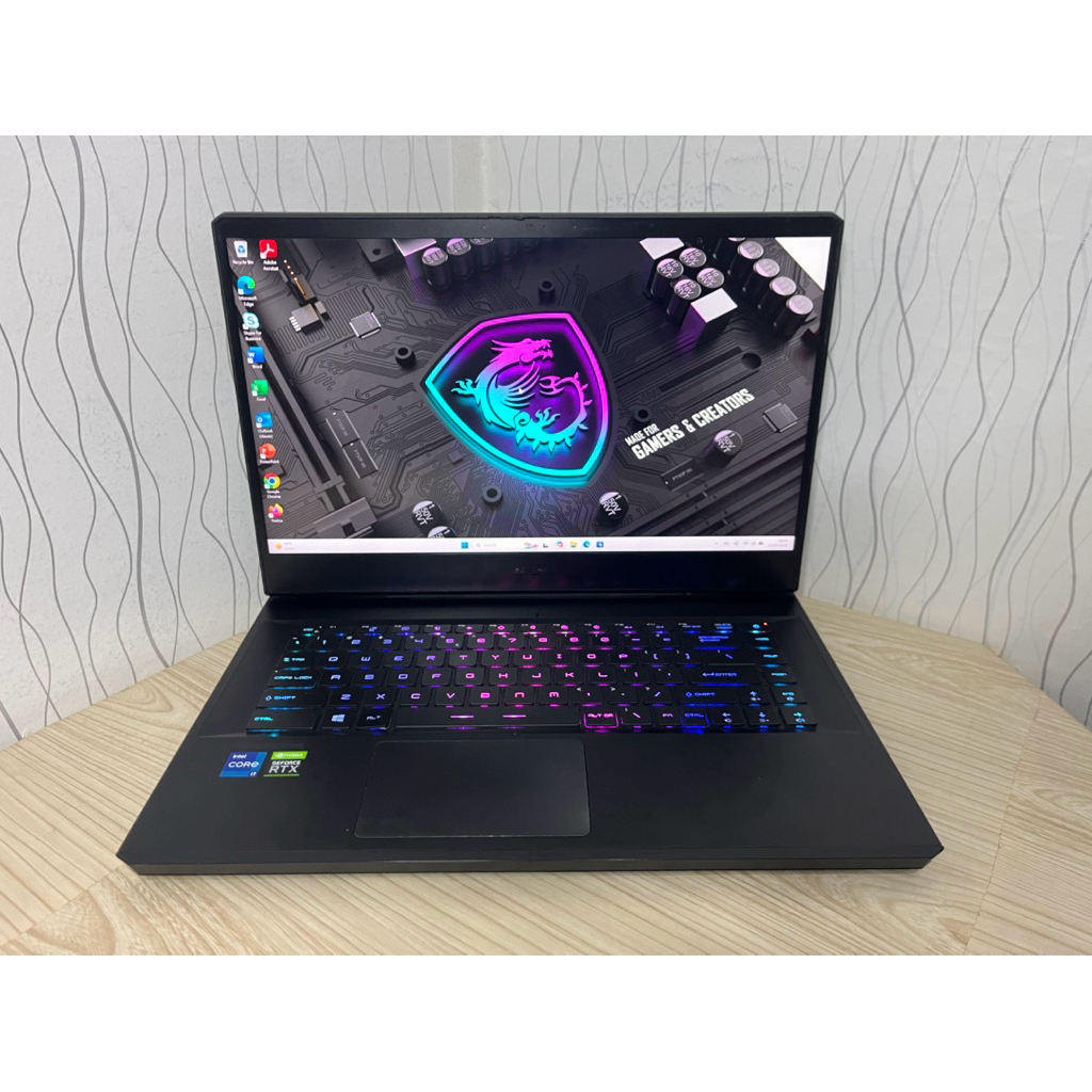 Msi Leopard Gp66 11UE Intel core i7-11400H Ram 16 GB SSD 512 GB vga nvidia RTX 3060 6 GB ddr6 Normal