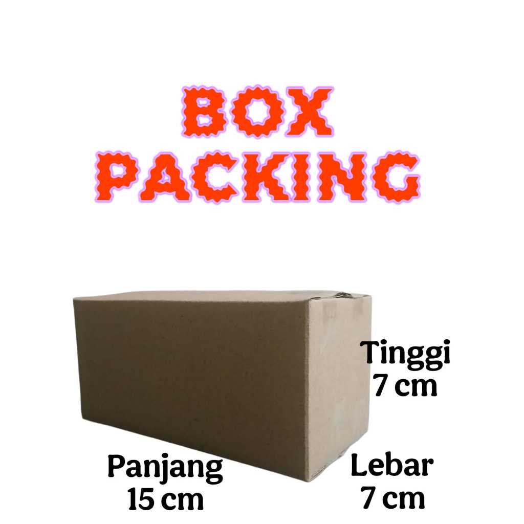 

Box Kardus Packing Ukuran 15x7x7 Cm
