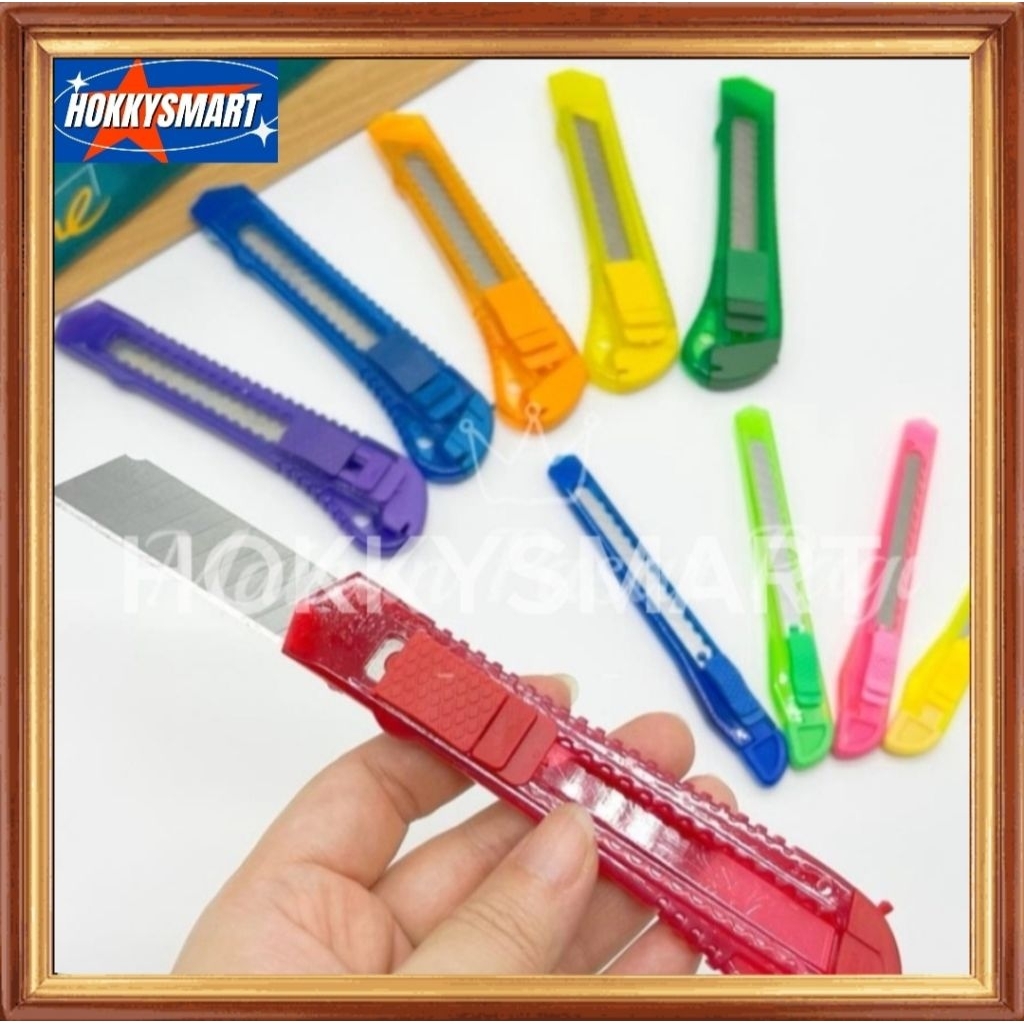 

Pisau Cutter Bening Pisau Kertas Tajam Warna Warni