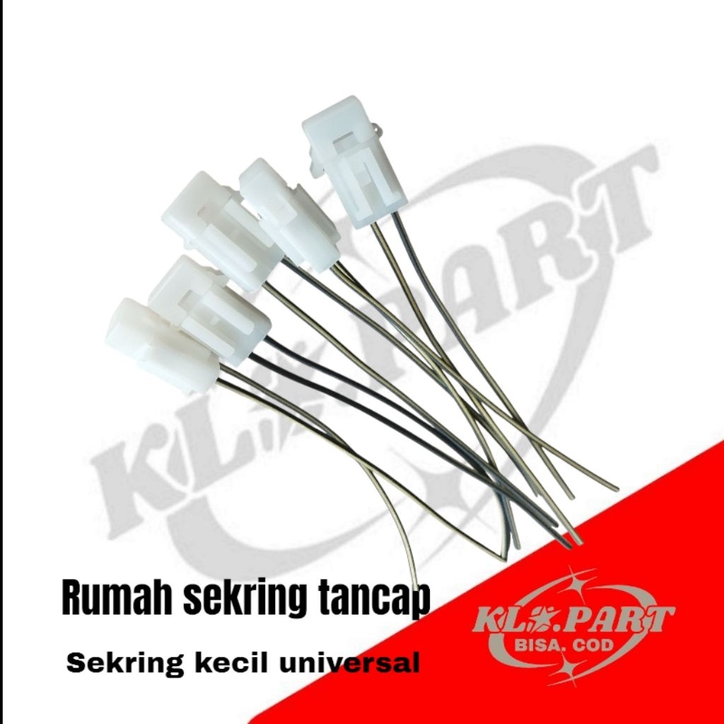 rumah sekring tancap rumah sekring kecil universal, soket kabel sekring. soket kabel kelistrikan