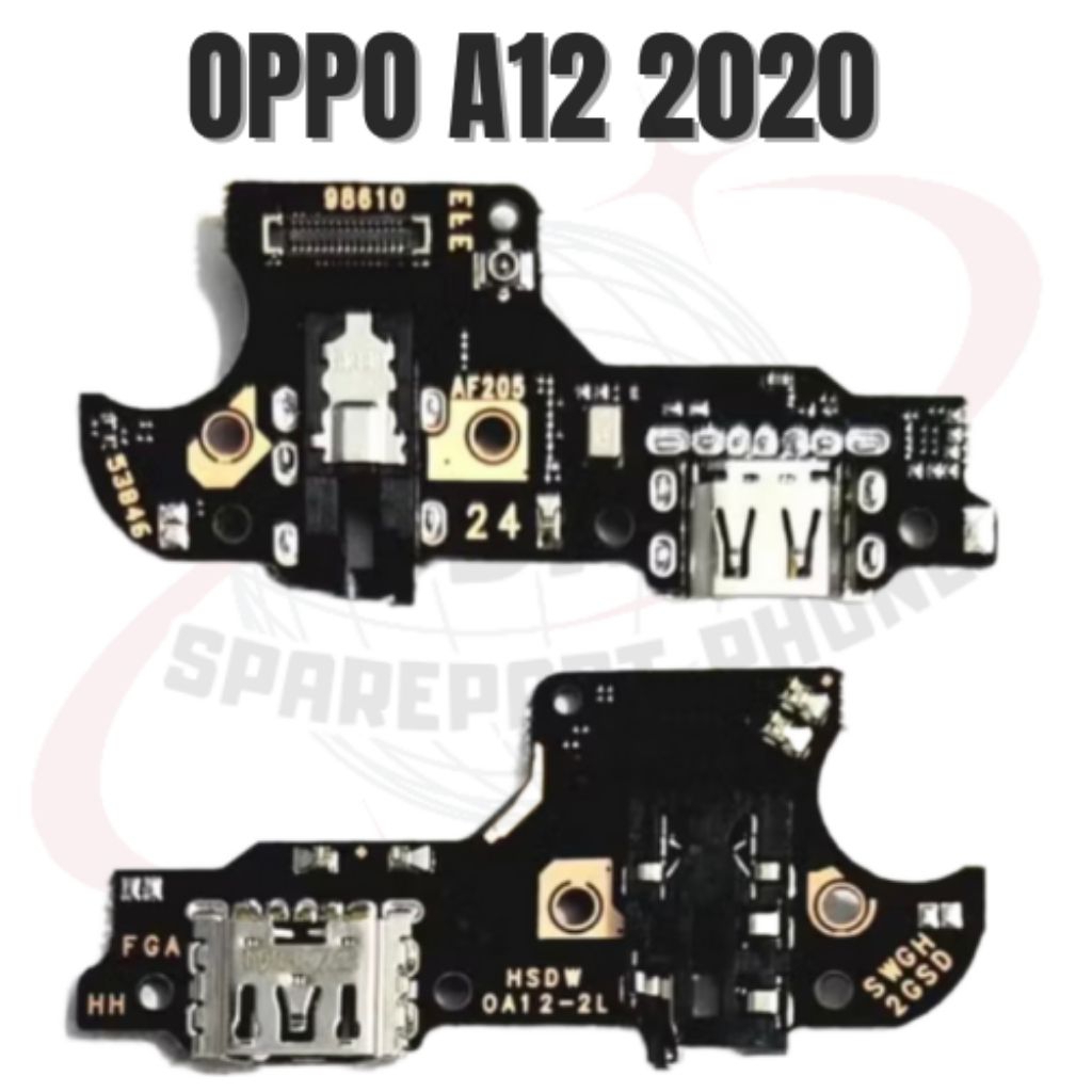 FLEXIBLE CHARGER CON CAS PAPAN CAS OPPO A12 2020 ORIGINAL