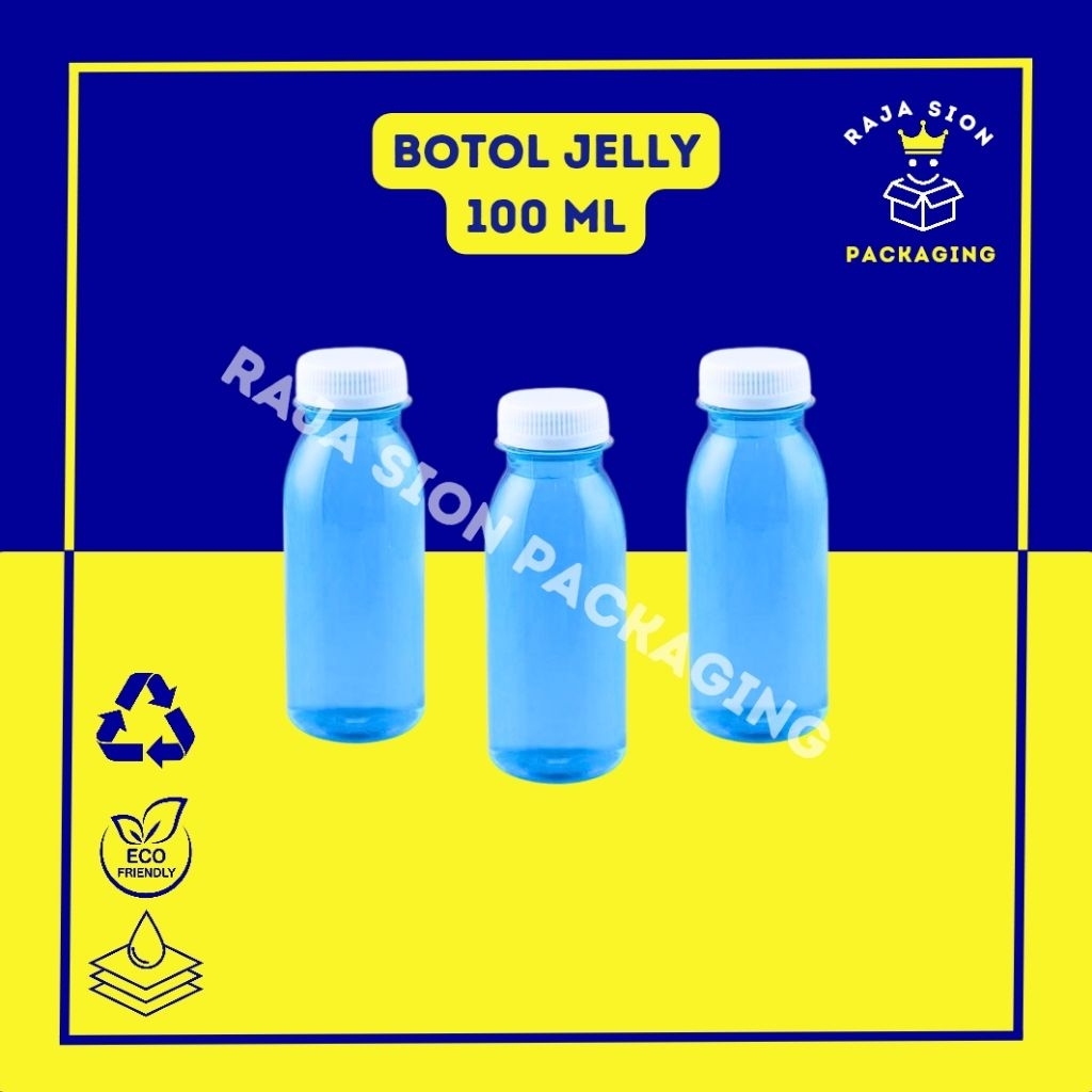Botol JELLY 100 ML / Botol Plastik Minuman ( PCS )