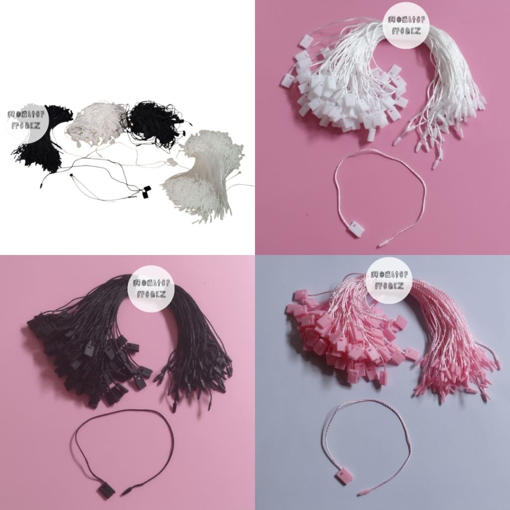 

100-500pcs Tali Tag Loop Pin - Tali Hangtag String Pin, Hang Label Baju Murah