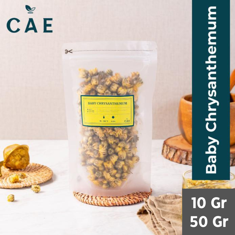 

Baby Chrysanthemum Flower Tea Krisan Chrysant Teh Tisane Pure Premium 10Gr - 50Gr
