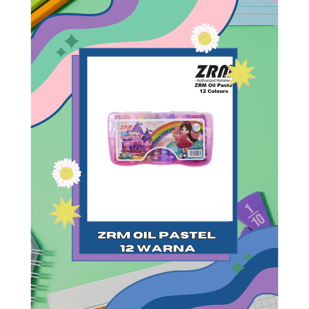 

ZRM OIL PASTEL 12 WARNA
