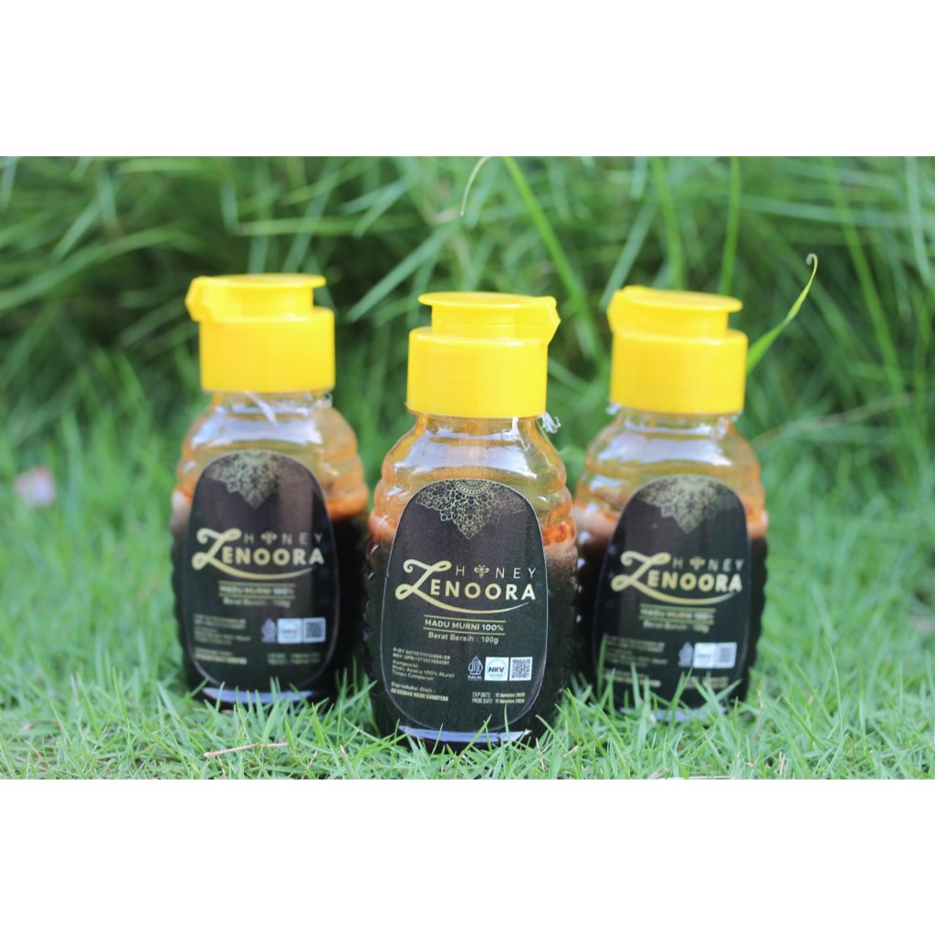 

Zenoora Honey Kemasan POCKET TRAVEL 300G (3 BOTOL) Madu Hitam Murni Asli Nektar Akasia Hutan Jambi