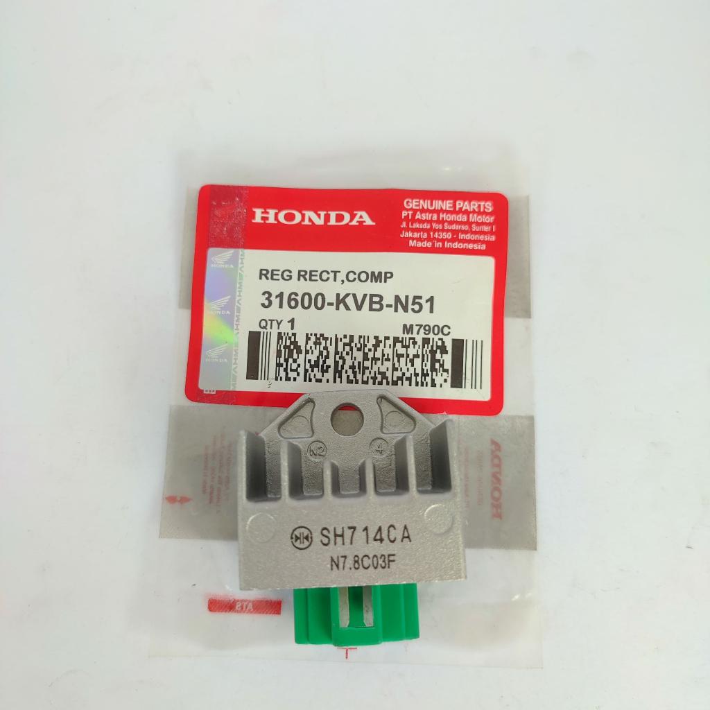 Kiprok Beat Scoopy Vario Spacy Karbu 31600-KVB-N51 Honda Asli (2006-2012) / Regulator KVB Federal