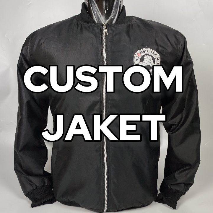 Jaket Bomber Custom Desain Sendiri