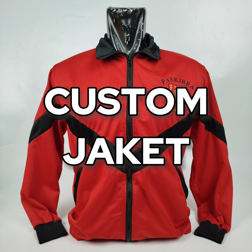 Jaket Training Olahraga Custom Desain Sendiri