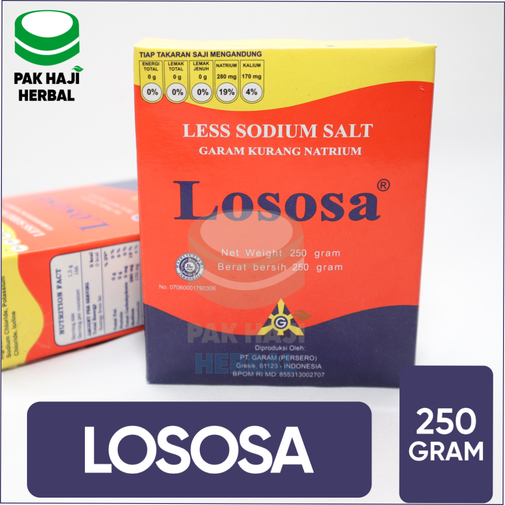 

Lososa Garam 250g | Garam rendah natrium | Garam yang Baik untuk Penderita Hipertensi dan Osteoporosis