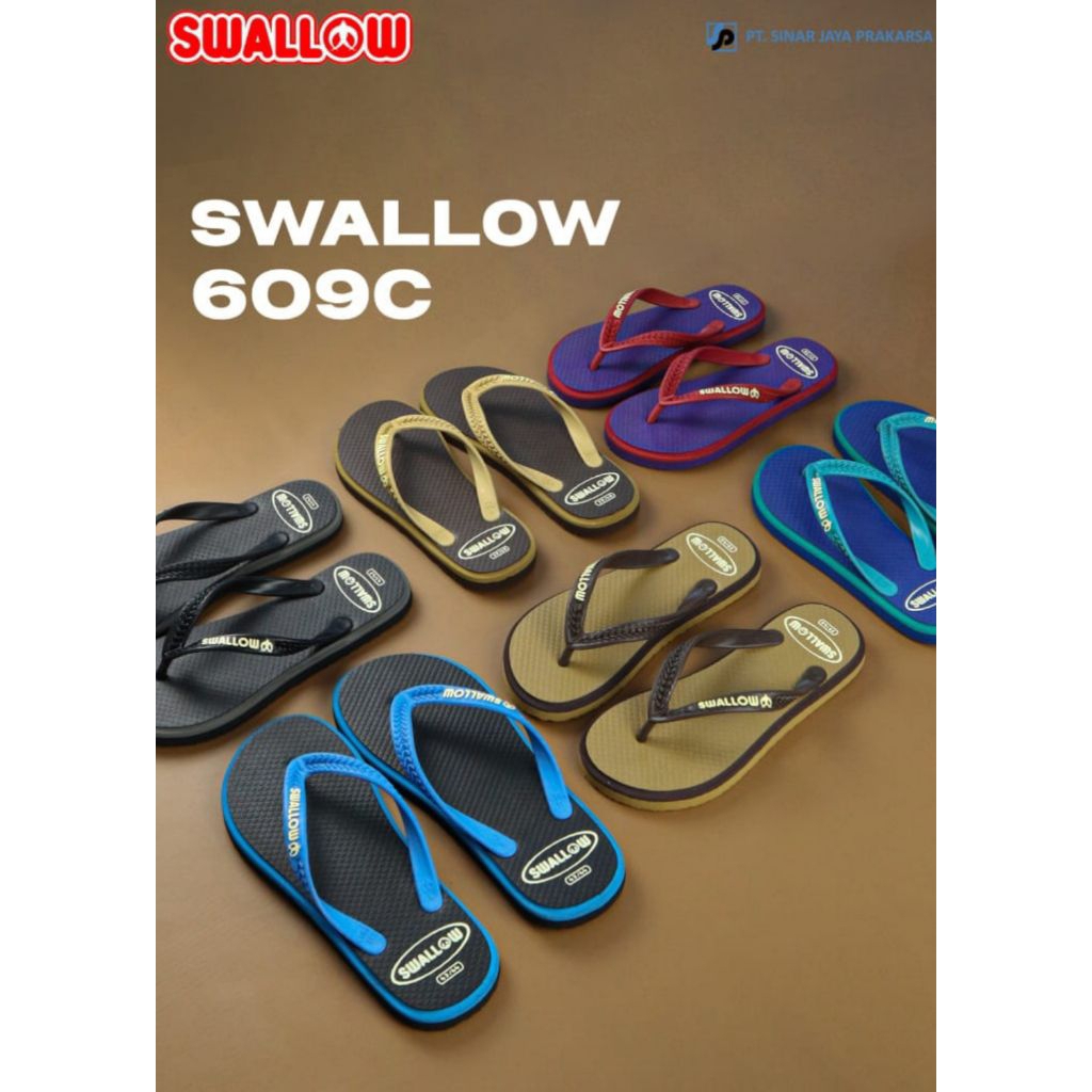 Sandal Swallow 609/Sandal jepit Swallow/ Sandal Jepit pria