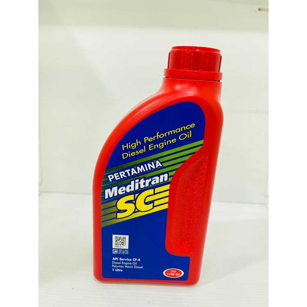 PERTAMINA MEDITRAN SC 1 LITER OLI MESIN DIESEL MEDITRAN SC 1000 ML