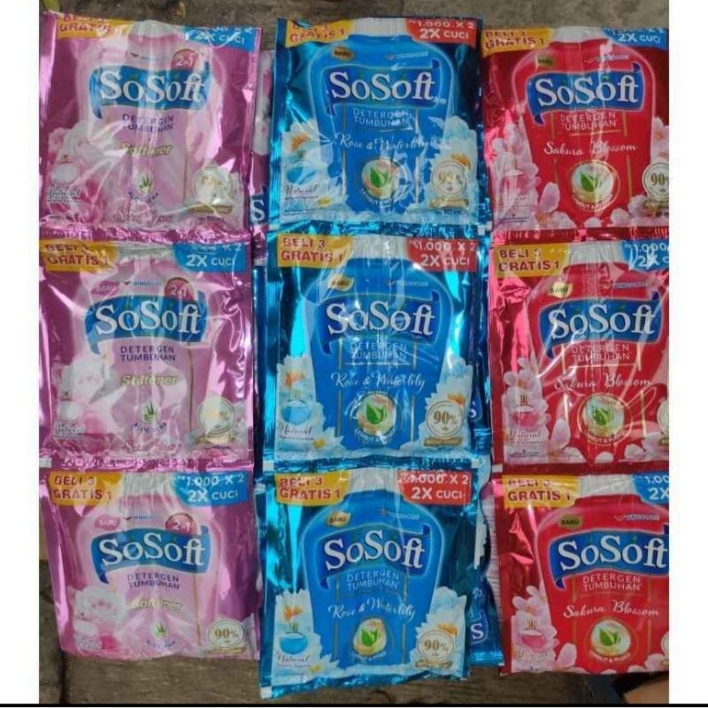 sosoft detergen cair