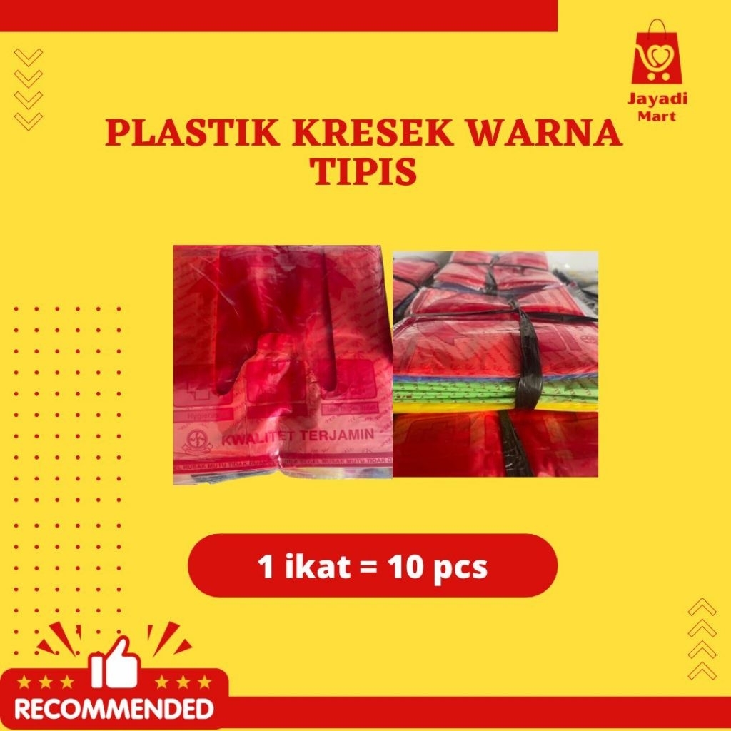 KANTONG PLASTIK KRESEK WARNA WARNI