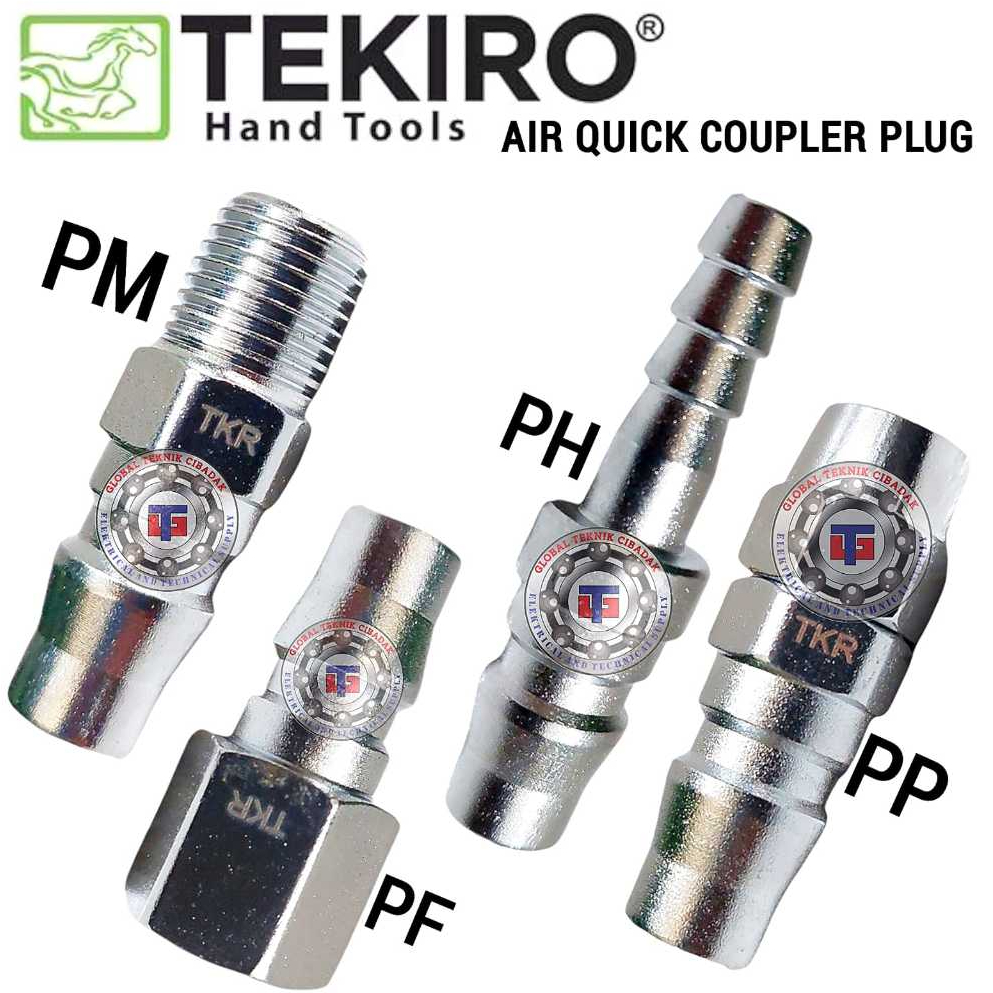 Tekiro Quick Coupler Plug PH PP PF PM - Tekiro Air Quick Coupler Plug