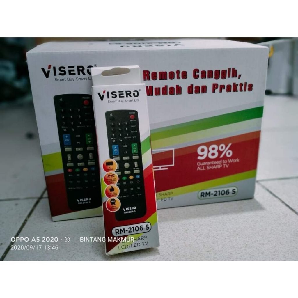 REMOT TV LED SHARP VISERO RM 2106 S / REMOT TV LED POLYTRON VIO-1088 /REMOT TV LED LG VISERO VIO-108