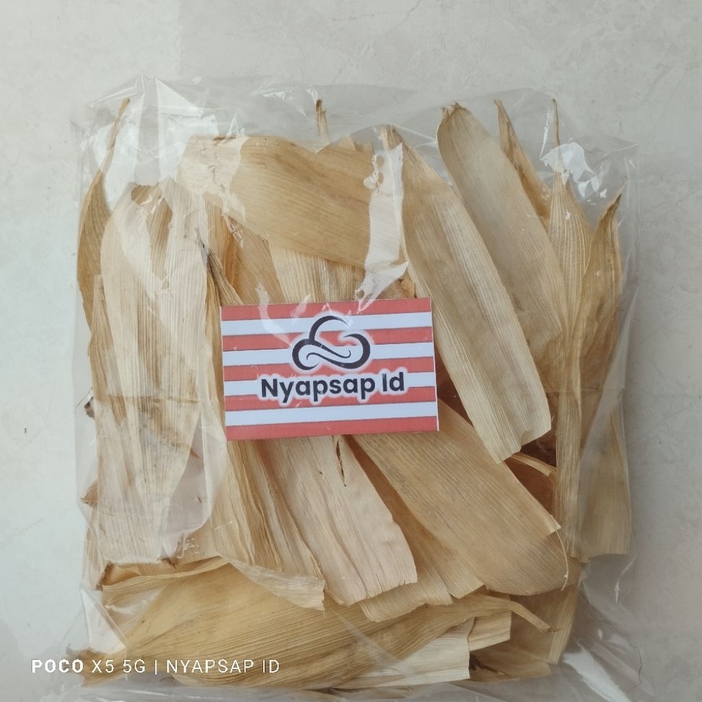 

daun jagung kering 50pcs cocok buat bahan kerajinan dan lain-lain