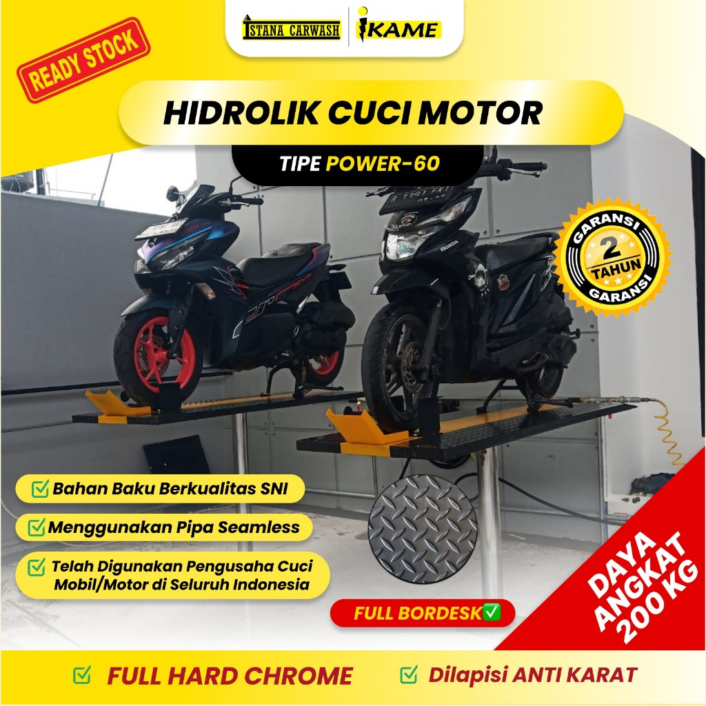Hidrolik Cuci Motor Hidrolik Steam Motor Ikame Power 60