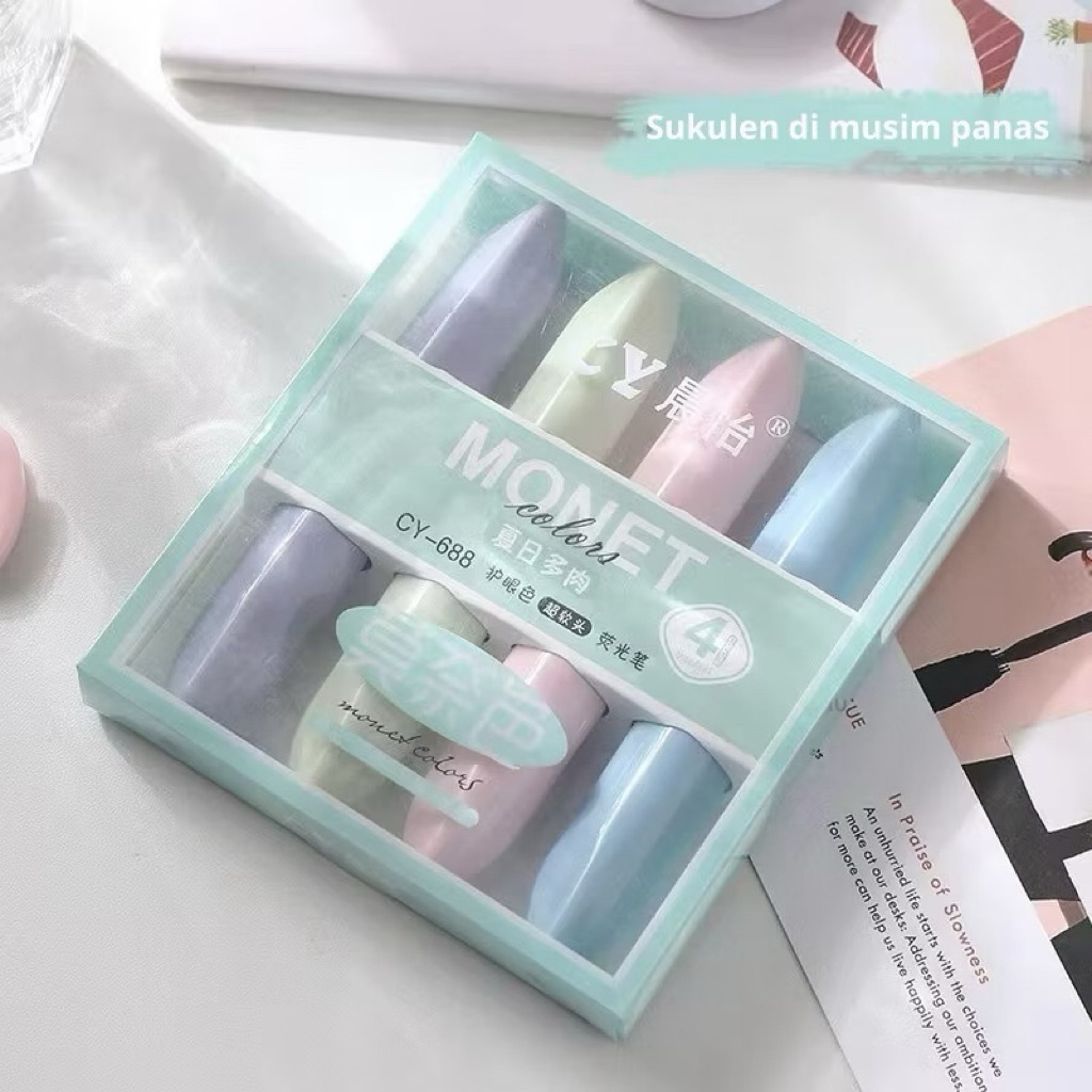 

Stabilo Aesthetic Warna Macaron Pastel 1 Pcs - Alat Tulis Sekolah - Stationery - Stabilo korea