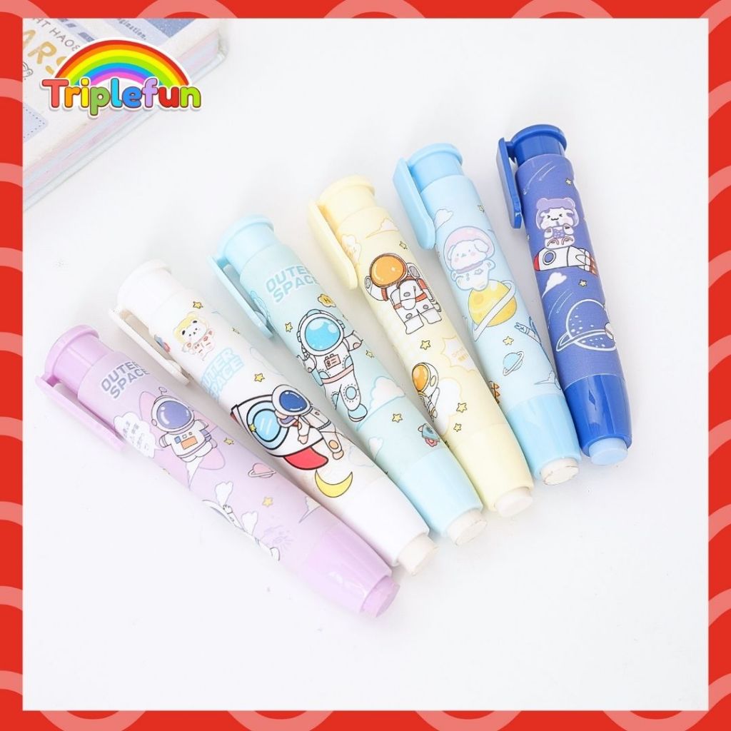 

Penghapus Mekanik Depressible ER-1203 Astronot Bentuk Hapusan Lucu Eraser Kertas Anak Sekolah