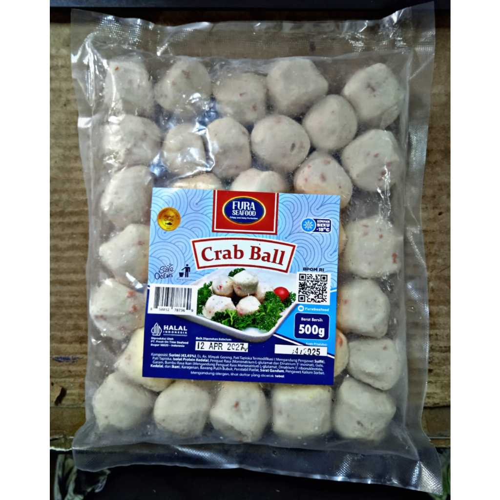 

Fura Crab Ball 500 Gram (bakso kepiting)