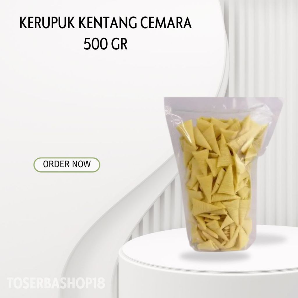 

Kerupuk Mentah / Kerupuk Kentang Cemara 500gr