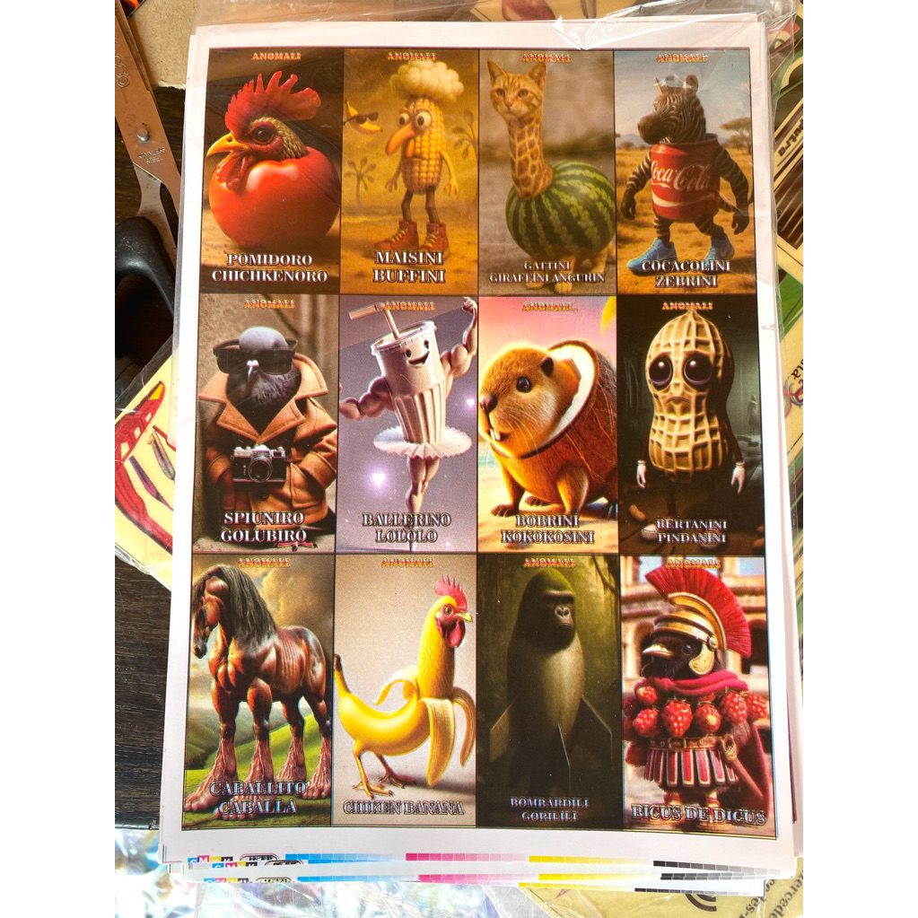 

5pc Sticker Lembar Tung Tung Sahur