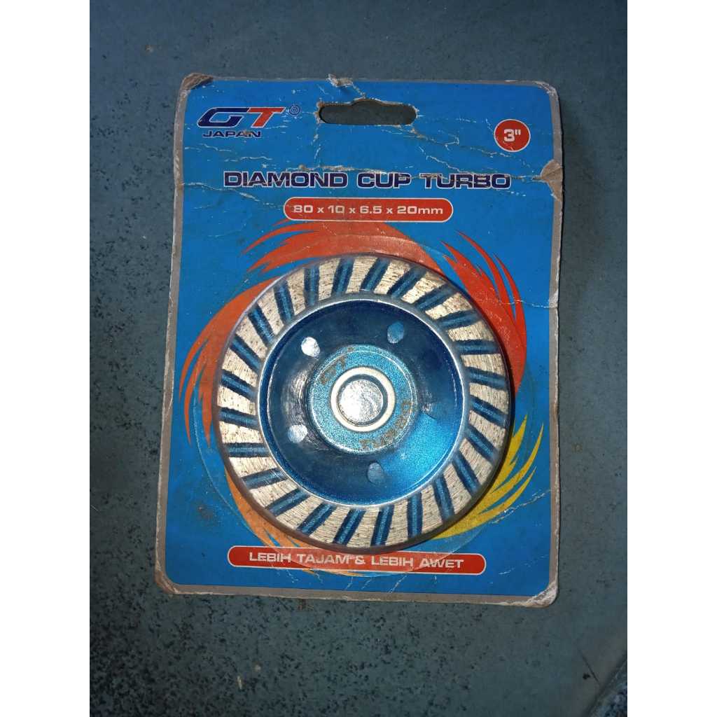 Diamond cup 3" GT/mata poles beton/mata gerinda poles tembok