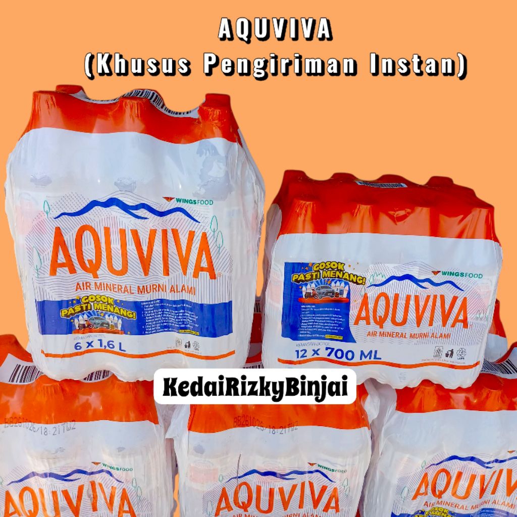 

AQUVIVA AIR MINERAL BOTOL 700 ML 1,6 LITER