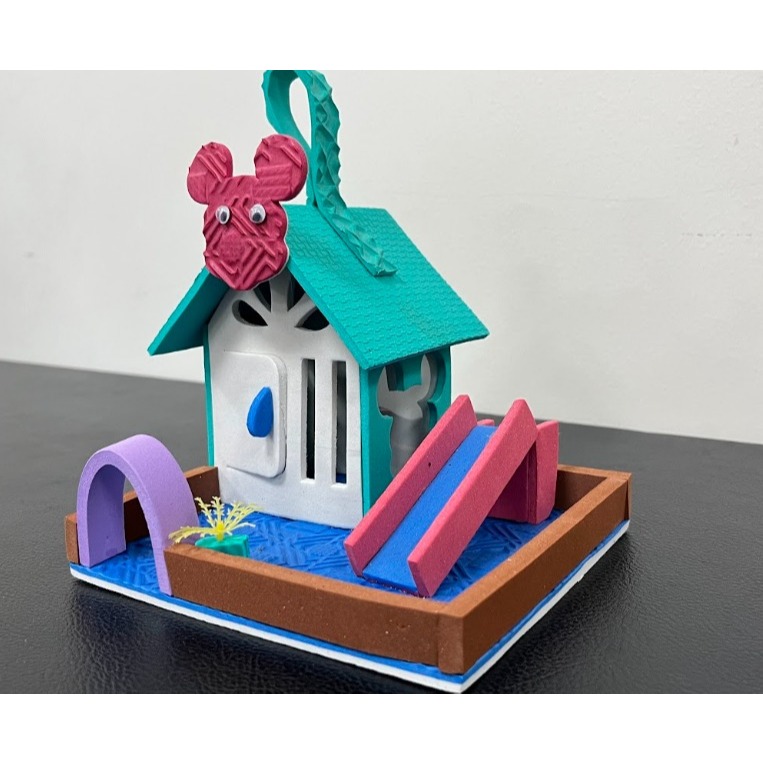 Rumah Kelomang Alwi | Rumah Kelomang Perosotan | Rumah Kelomang Warna Warni