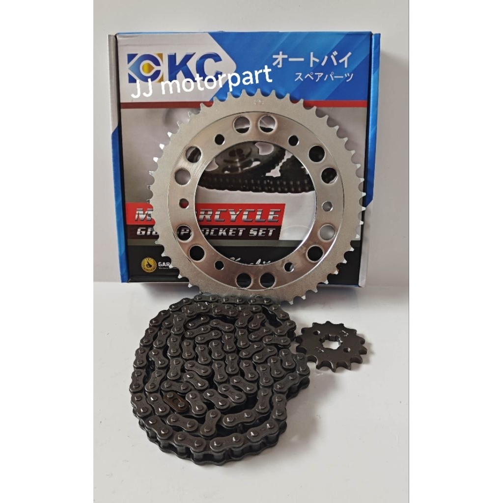 Gear Gir SSS Paket + Rantai KC Supra X Karisma Blade New F1 Jupiter Z Vega ZR Supra Fit New Smash/Sh