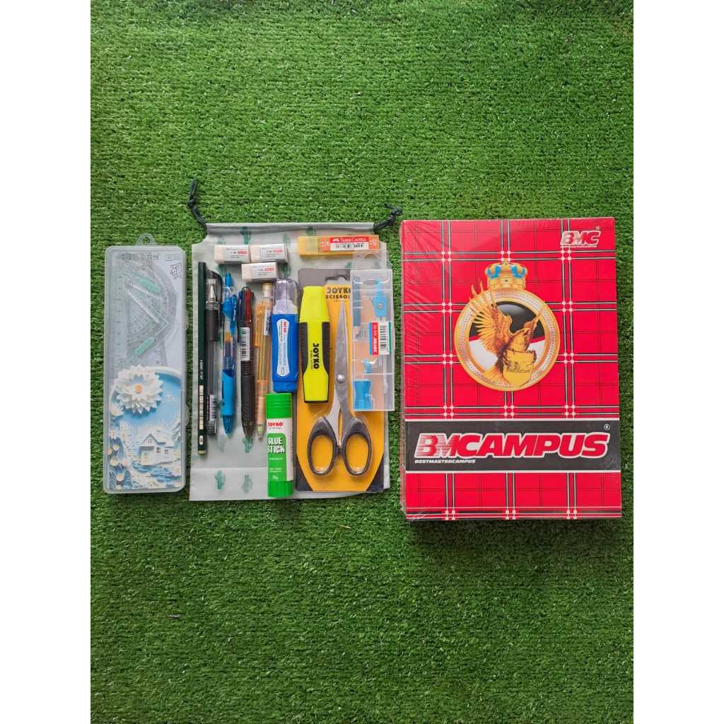 

Promo Paket Alat Tulis Sekolah Anak Lengkap 13 in 1 + Buku Boxy BMC 50 Lembar Berkualitas SD SMP SMA