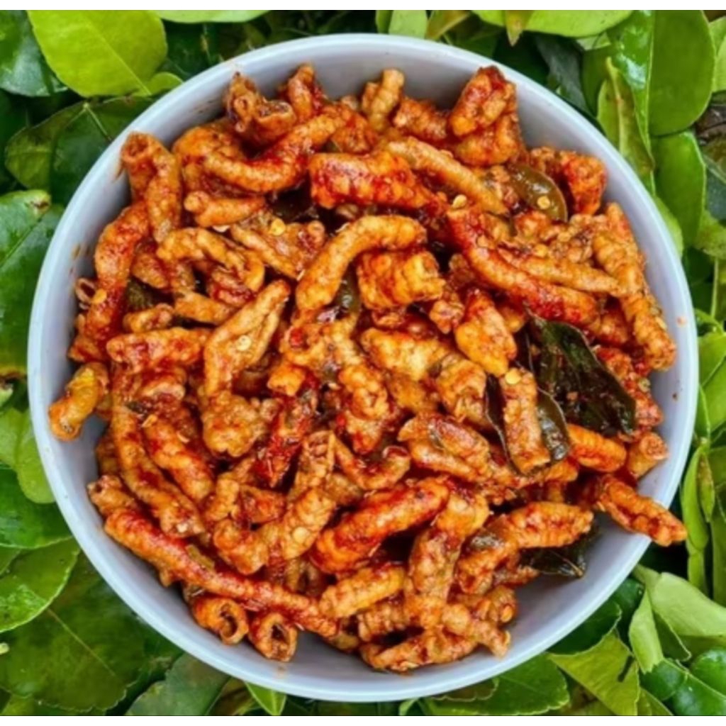 

usus krispi dau jeruk /usus kerispi500gr