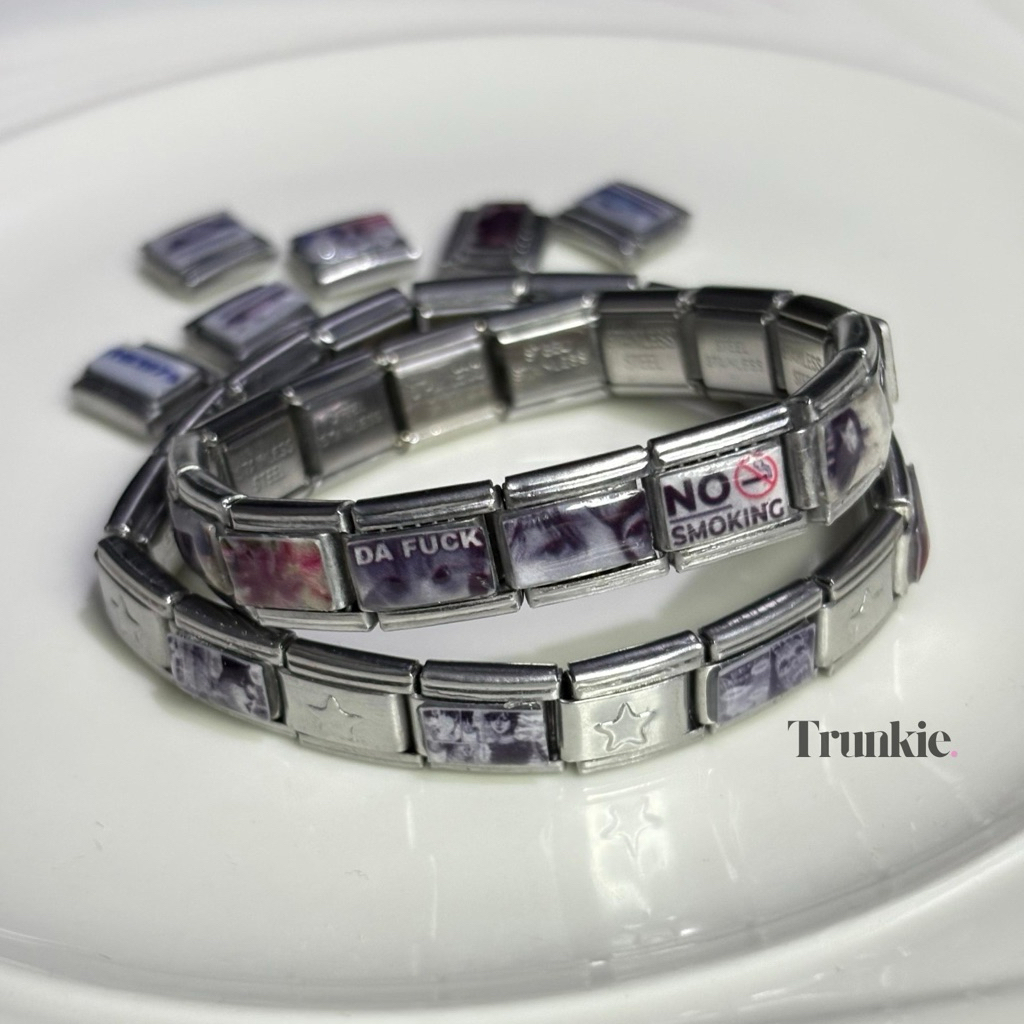 [CUSTOM 18 FOTO/GAMBAR] Gelang Italian Charm Bracelet