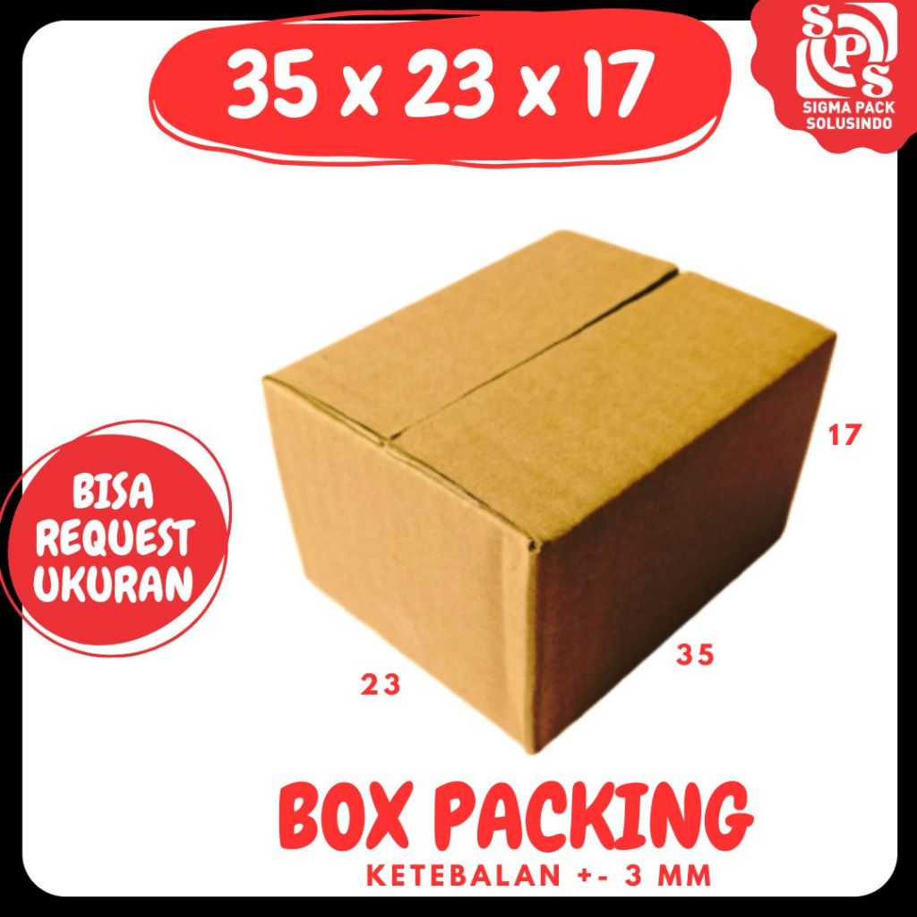 

Kardus AMDK 35x23x17 (24x330ml) Box Packing Dus Kotak Kemasan Air Minum Jamu Minuman Zigma Pack