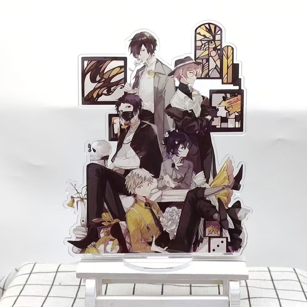 Anime Bungo Stray Dogs Dazai Osamu Kunikida Doppo Edogawa Action Acrylic Stand 10th Anniversary Mode