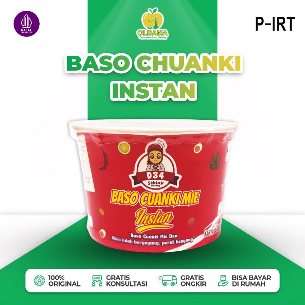 

Baso Cuanki Mie Instan Oleh Oleh Khas Batu Malang | Makanan Instant Praktis Pedas Tanpa Pengawet