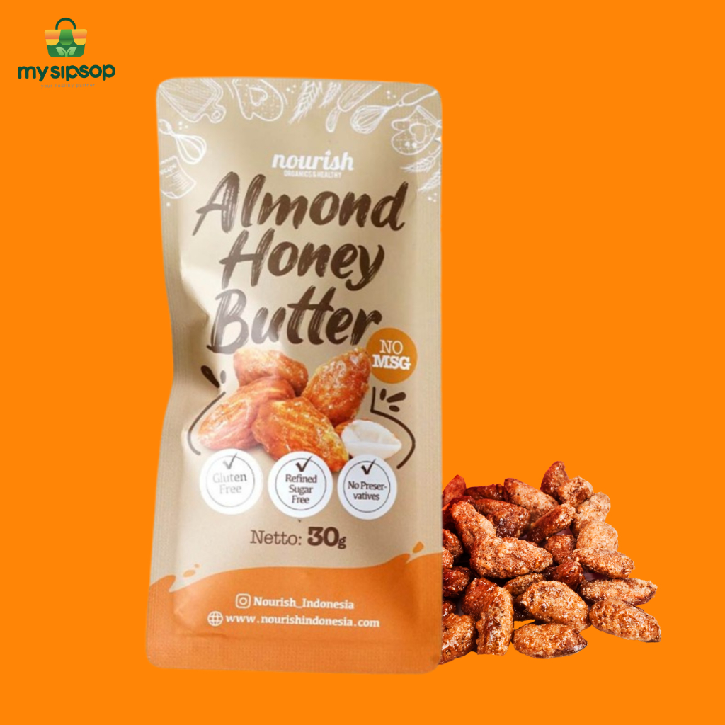 

Almond Honey Butter - Kacang Almond Panggang Rasa Madu Butter 30gr