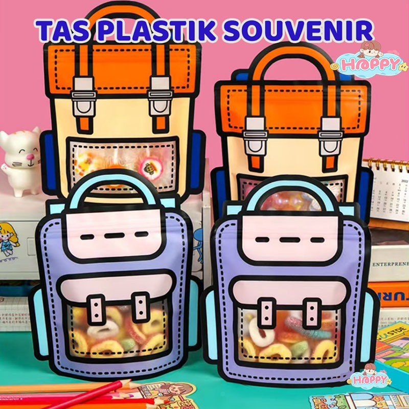 

COD Tas Plastik Souvenir Ziplock Goodie Bag Hampers Bingkisan Kado Snack Hadiah Ulang Tahun Zipper