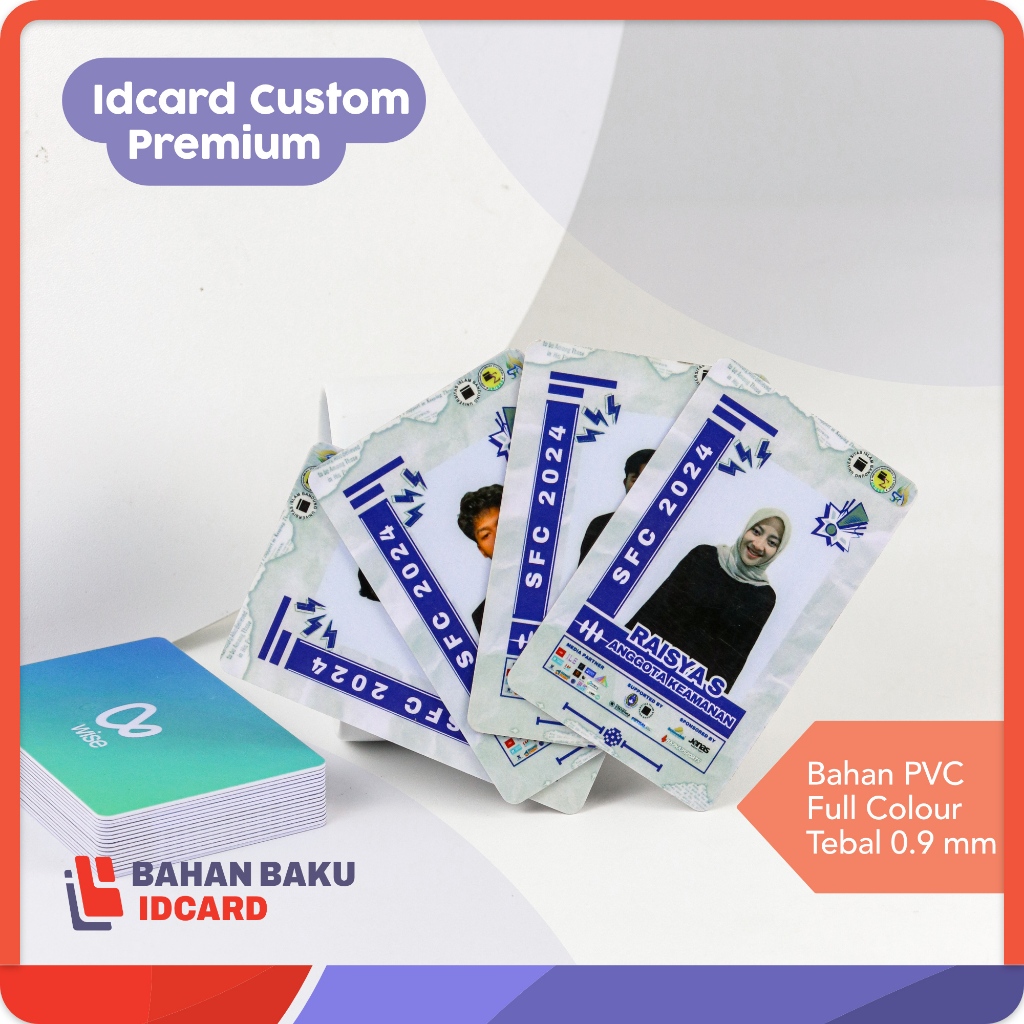 

Kustom kartu id card kualitas premium bahan PVC